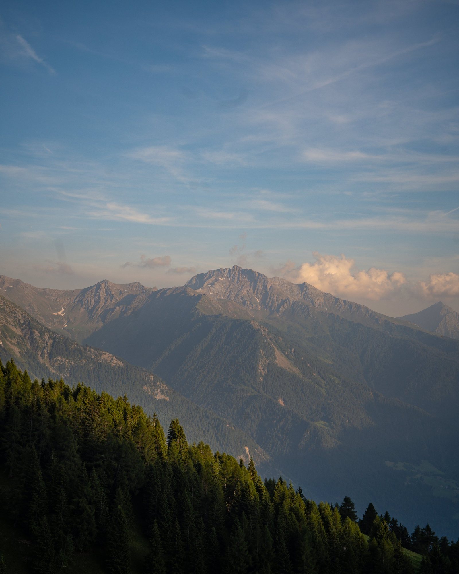 Evening light on the ridgeline