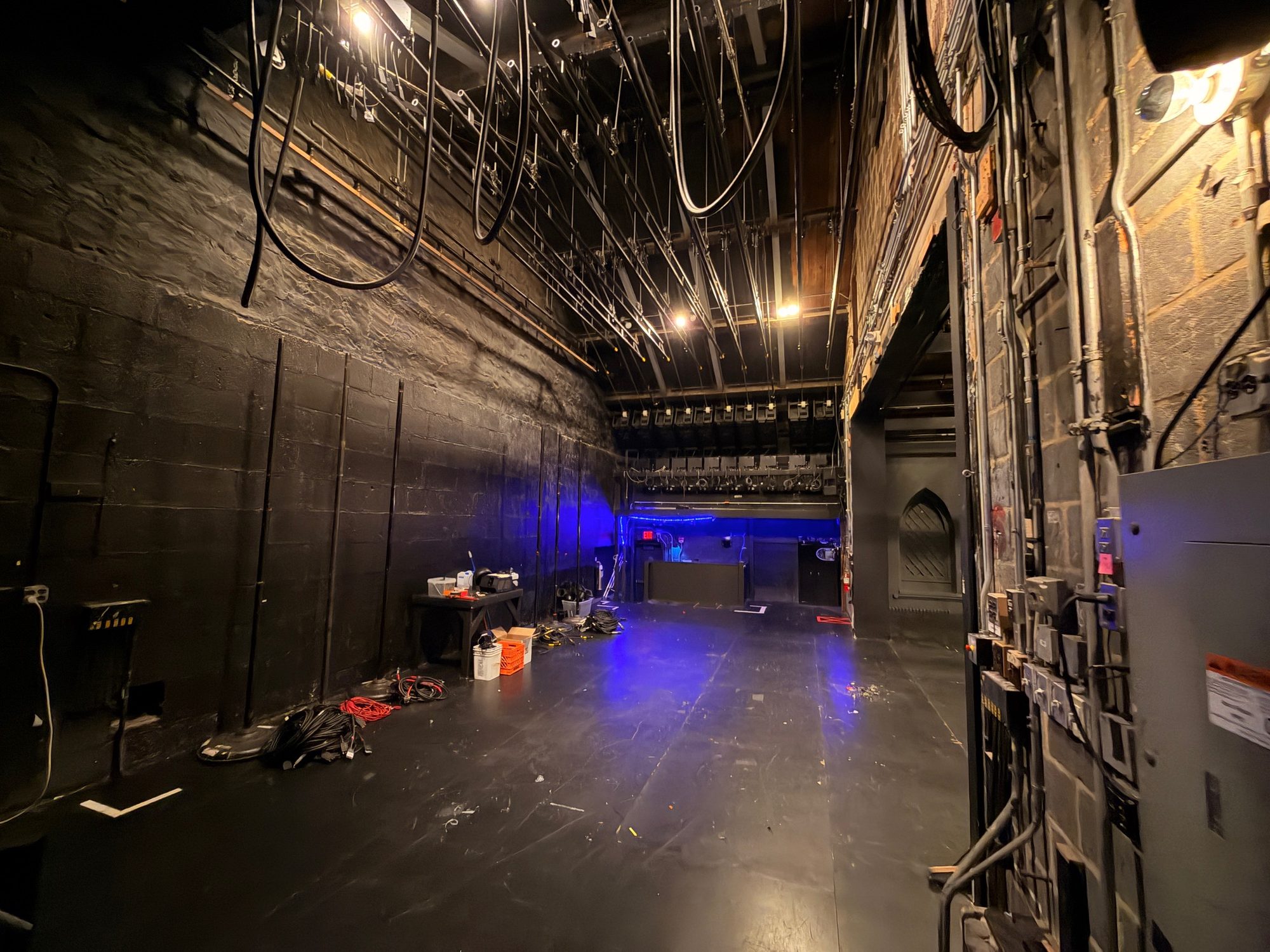 Stage clear for the install