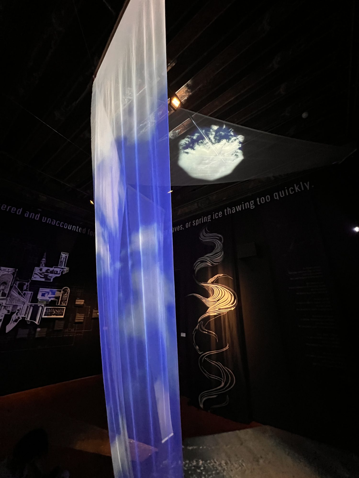 The studio’s holo-video installation